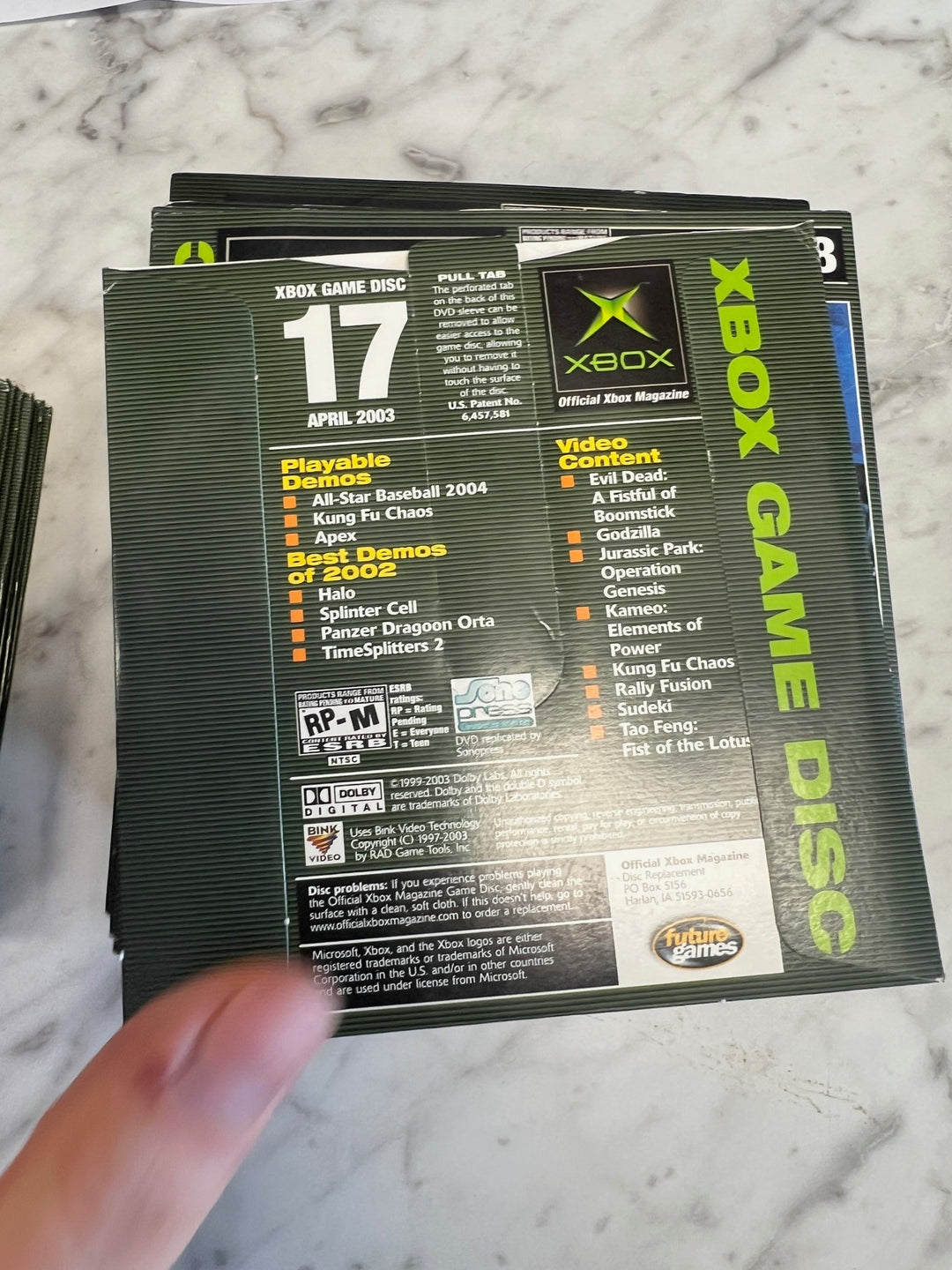 Official Xbox Magazine Demo Disc #17 April 2003 DE52625
