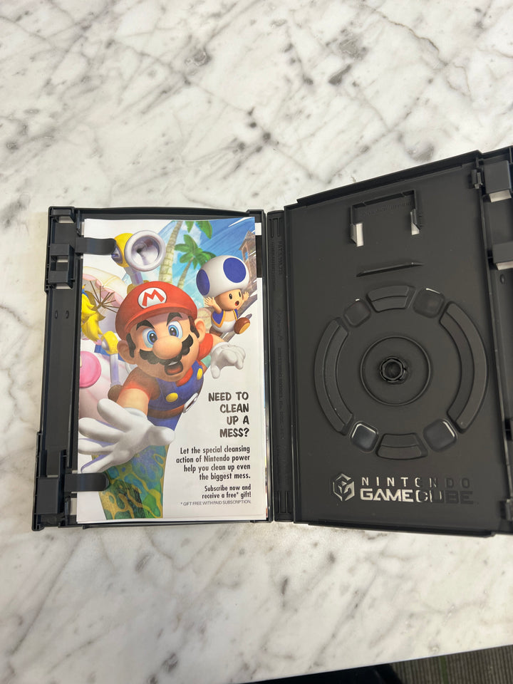 Super Mario Sunshine Nintendo Gamecube Case and Manual ONLY         DU102924