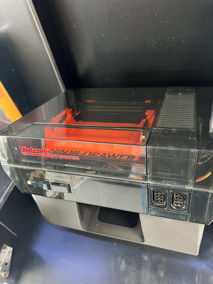 Nintendo NES Console with Ninten-drawer Installed (No Blinking Red Light!).
