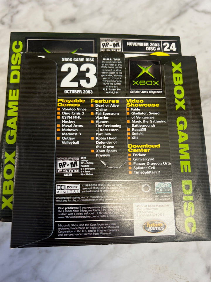 Official Xbox Magazine Demo Disc #23 October 2003 DE52625