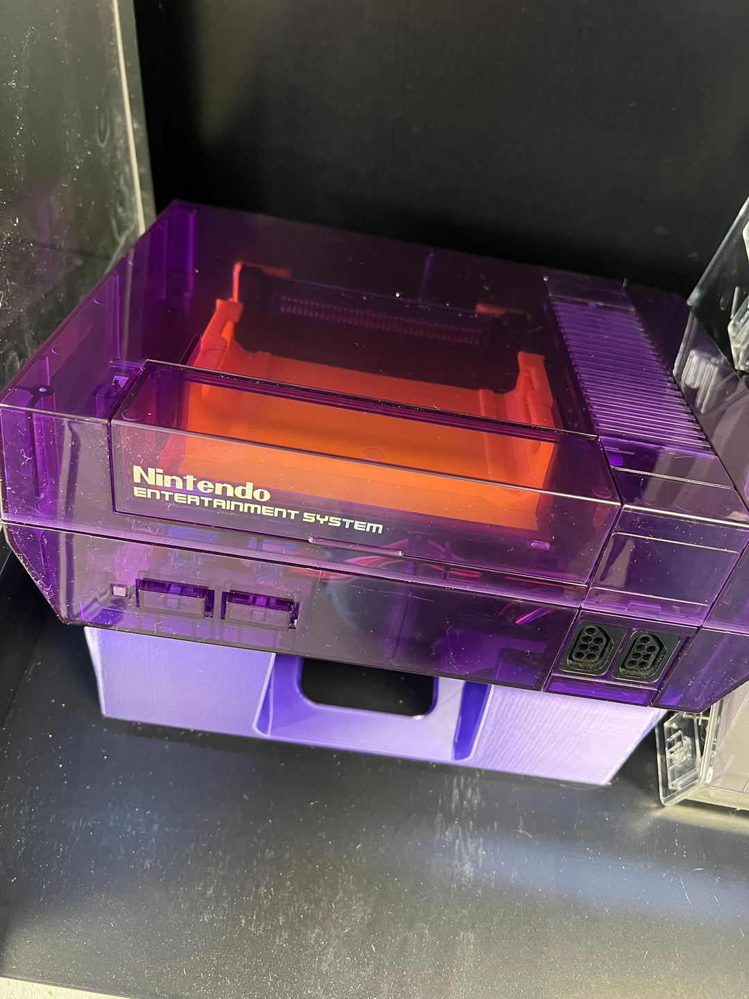 Nintendo NES Console with Ninten-drawer Installed (No Blinking Red Light!).