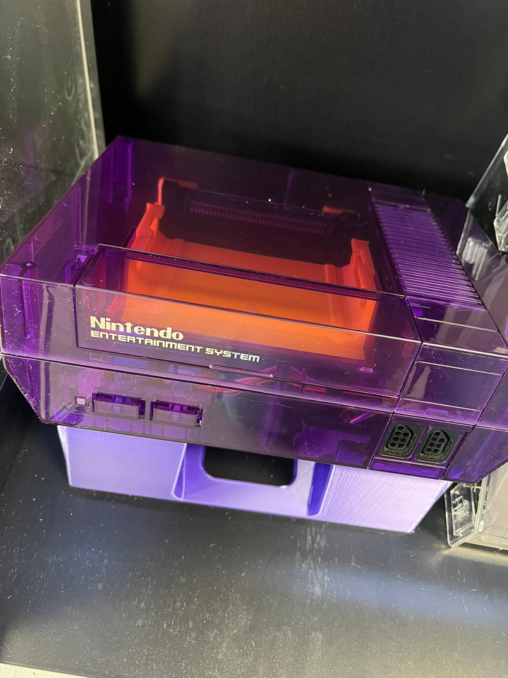 Nintendo NES Console with Ninten-drawer Installed (No Blinking Red Light!).