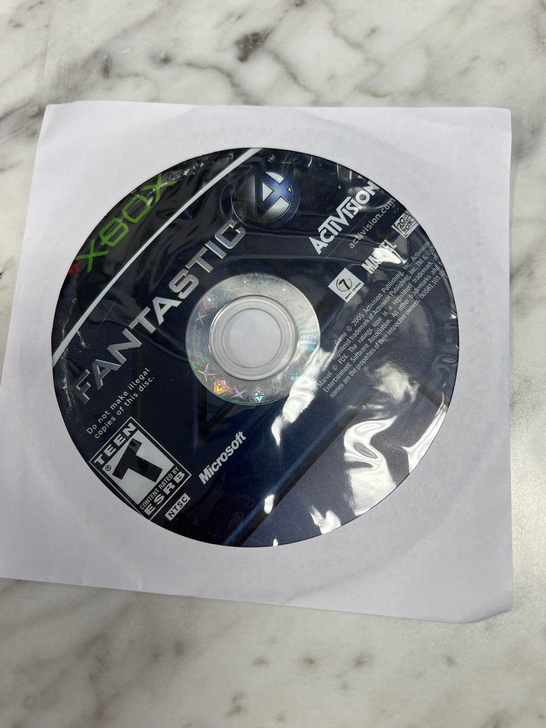 Fantastic 4 for Original Microsoft Xbox  Disc ONLY Tested and Working     DO102924