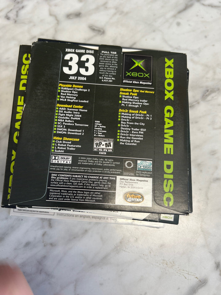 Official Xbox Magazine Demo Disc #33 July 2004 DE52625