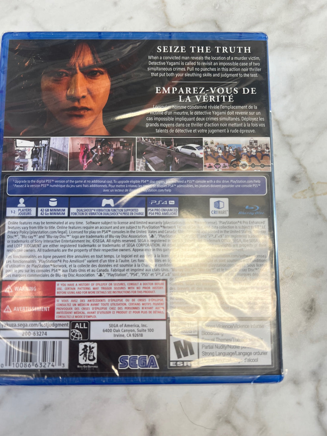 Lost Judgment - PS4 N21125