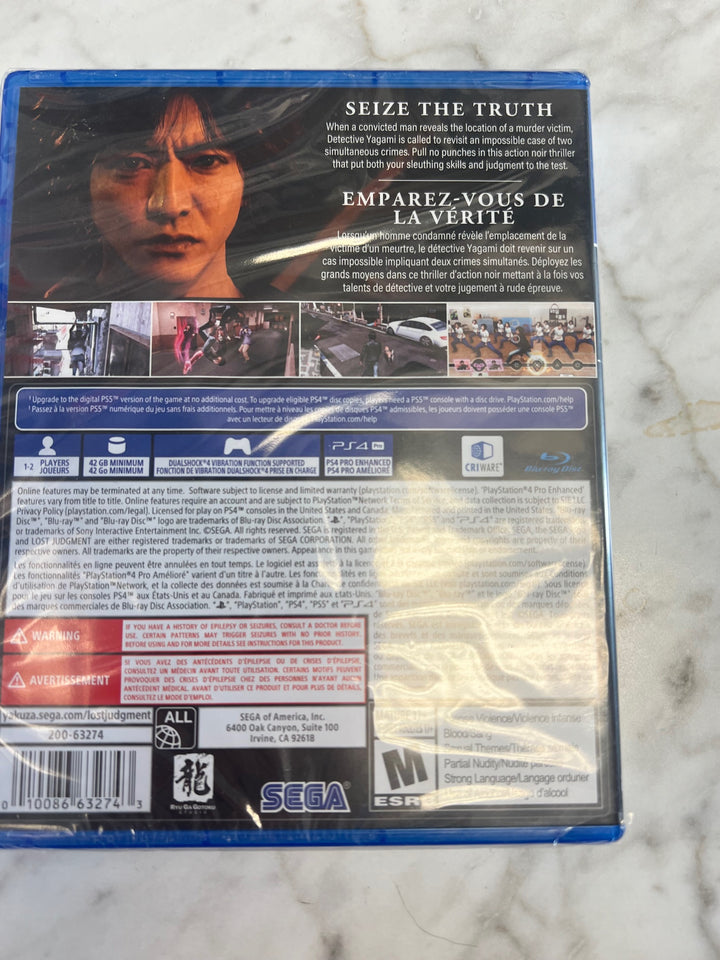 Lost Judgment - PS4 N21125