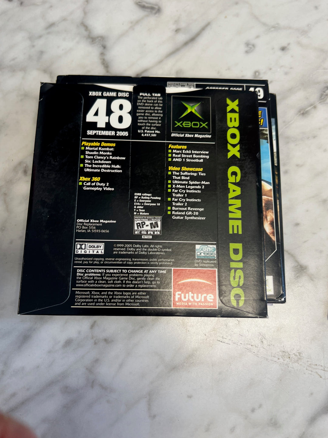 Official Xbox Magazine Demo Disc #48 September 2005 DE52625
