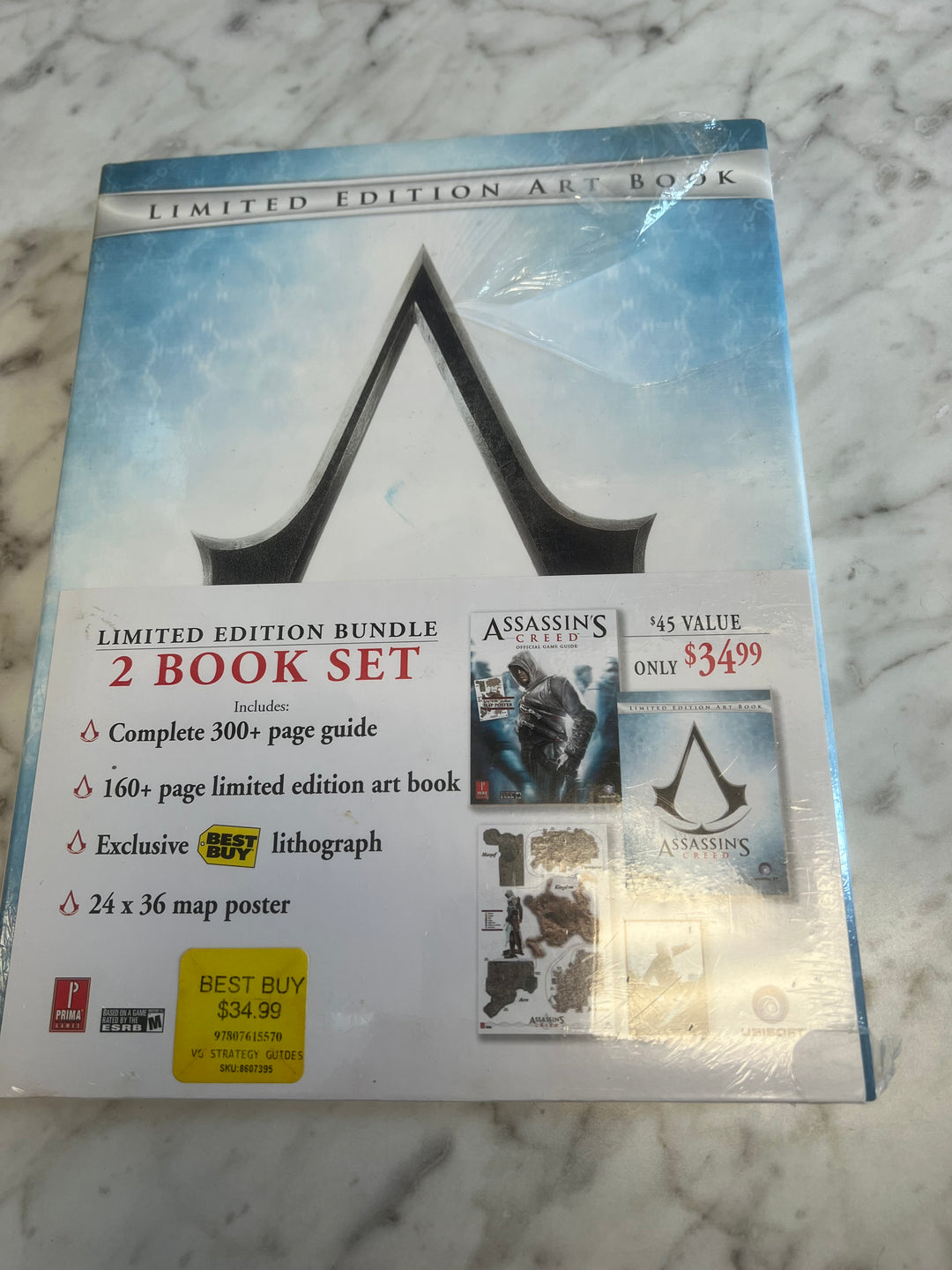 Assassin's Creed Official Guide & Limited Edition Art Book Prima Official Poster in shrinkwrap   DG81224