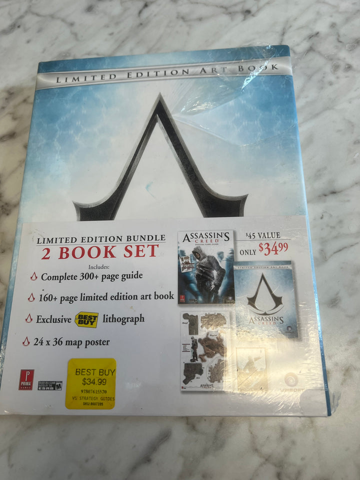 Assassin's Creed Official Guide & Limited Edition Art Book Prima Official Poster in shrinkwrap   DG81224
