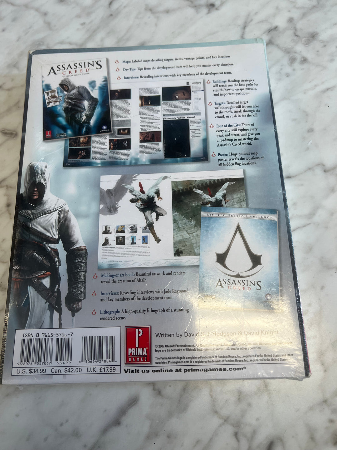 Assassin's Creed Official Guide & Limited Edition Art Book Prima Official Poster in shrinkwrap   DG81224