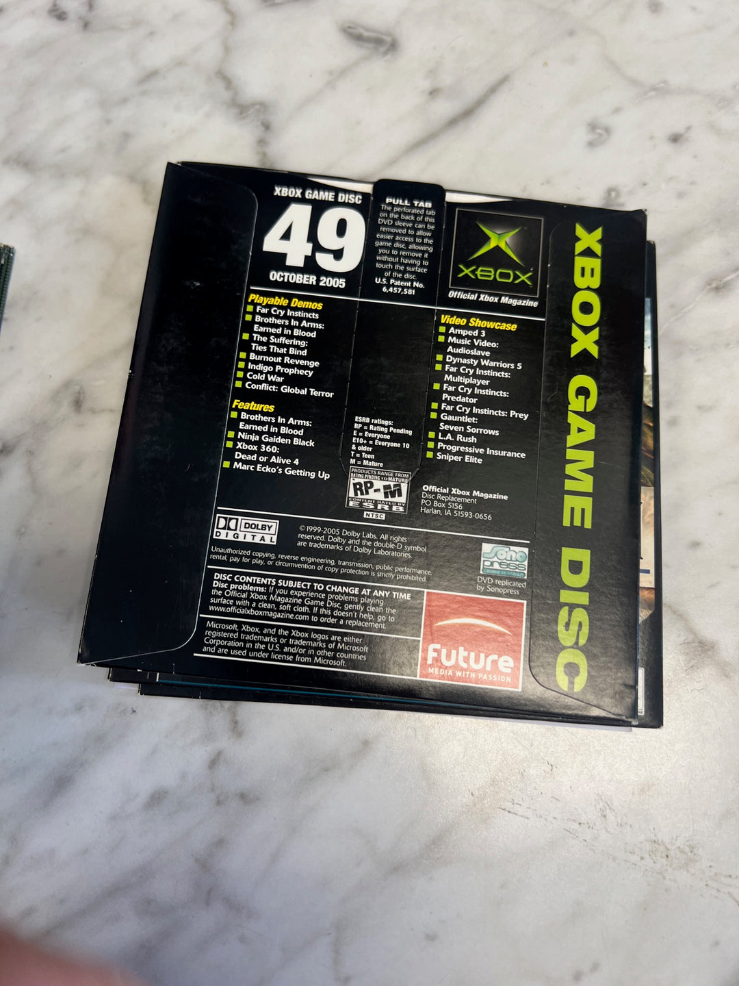 Official Xbox Magazine Demo Disc #49 October 2005 DE52625