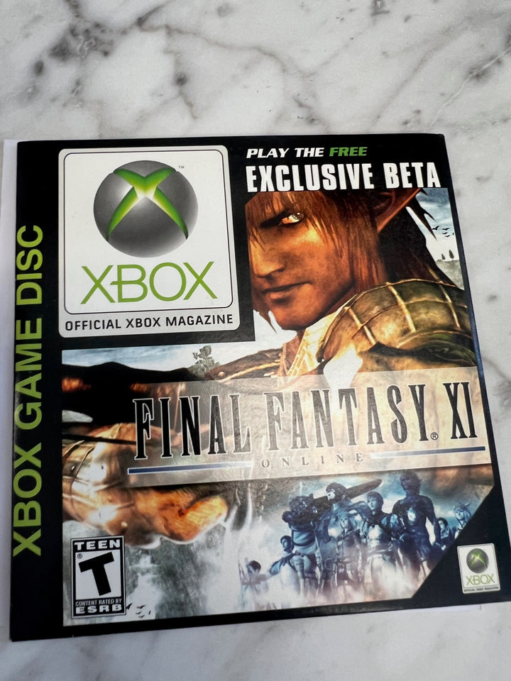 Official Xbox Magazine Demo Disc Final Fantasy XI Online Beta Test DE52625
