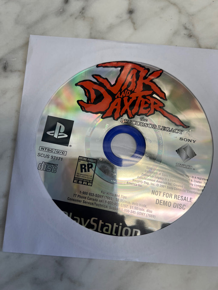 Jak and Daxter the Precursor Legacy Demo Disc for PS2 Playstation 2 DE52625