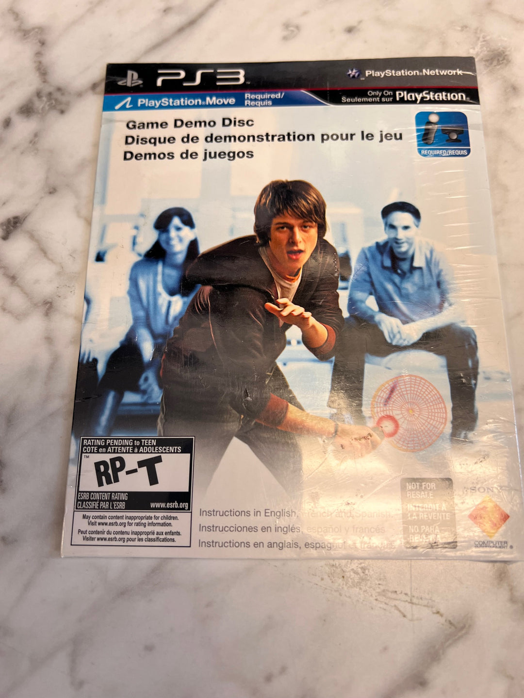 Playstation Move Demo Disc for PS3 Sealed Cardboard Sleeve DE52625