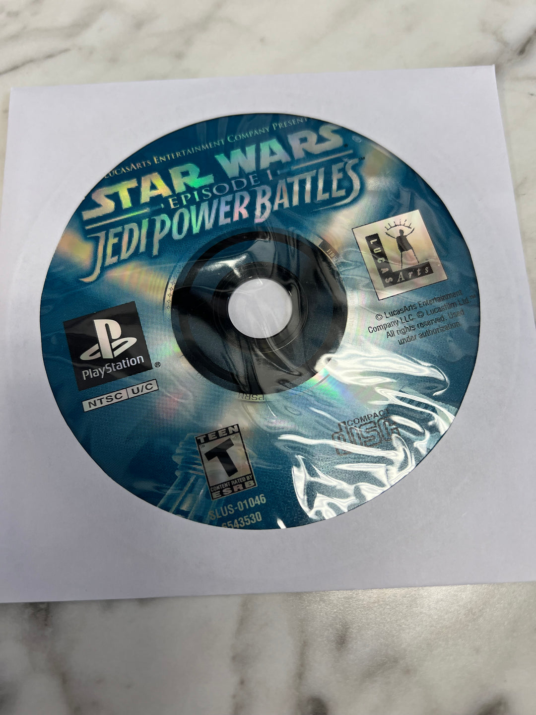 Star Wars Jedi Power Battles for PS1 Sony Playstation DISC ONLY Tested!              DO103024