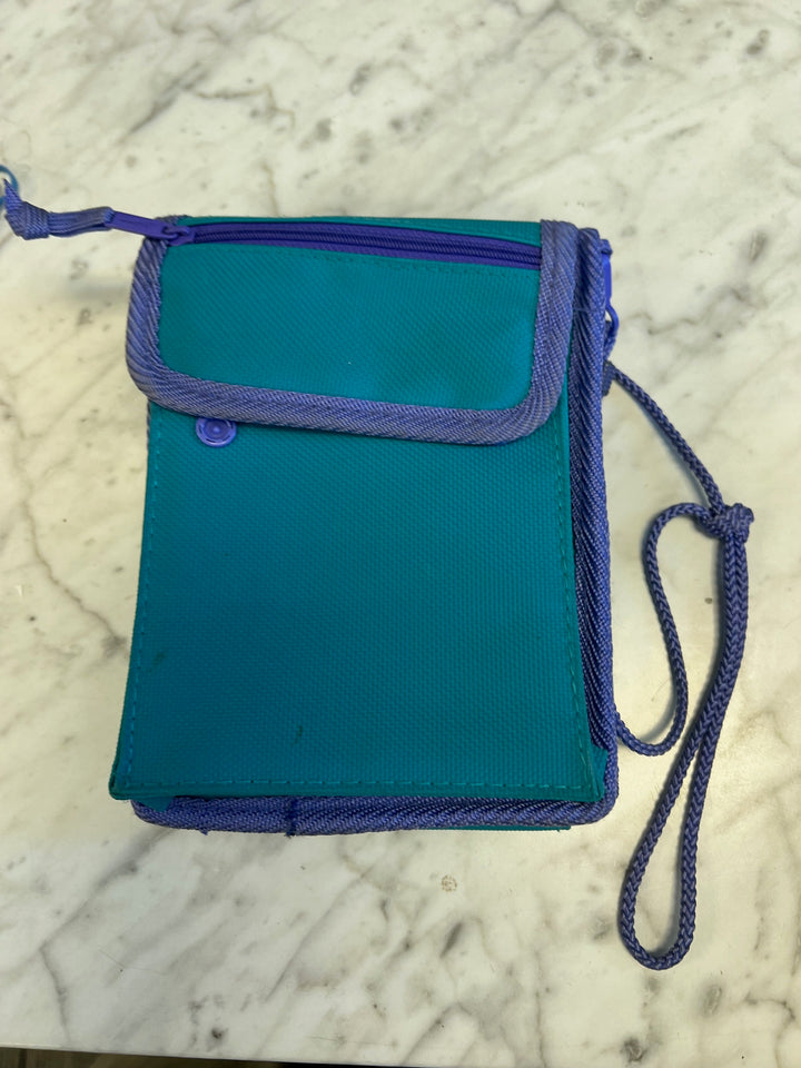 Game Boy Color / DS POKEMON Carry Case Travel Bag BLUE Used Pikachu UA81825