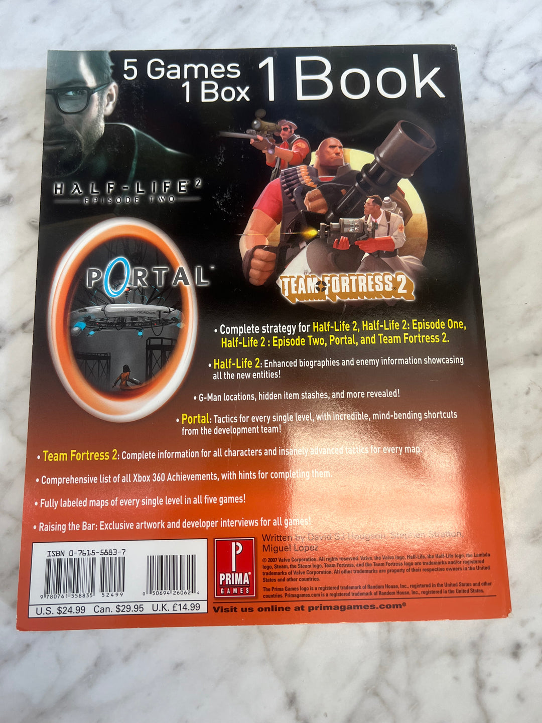 The Orange Box Prima Official Game Guide David S. J. Hodgson 2007 Paperback DGU81224