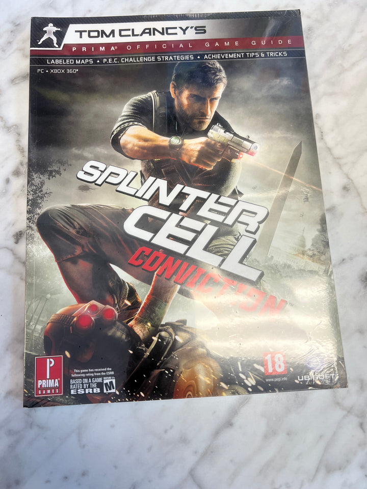 Tom Clancy's Splinter Cell Conviction Prima Strategy Guide in shrinkwrap   DG81224