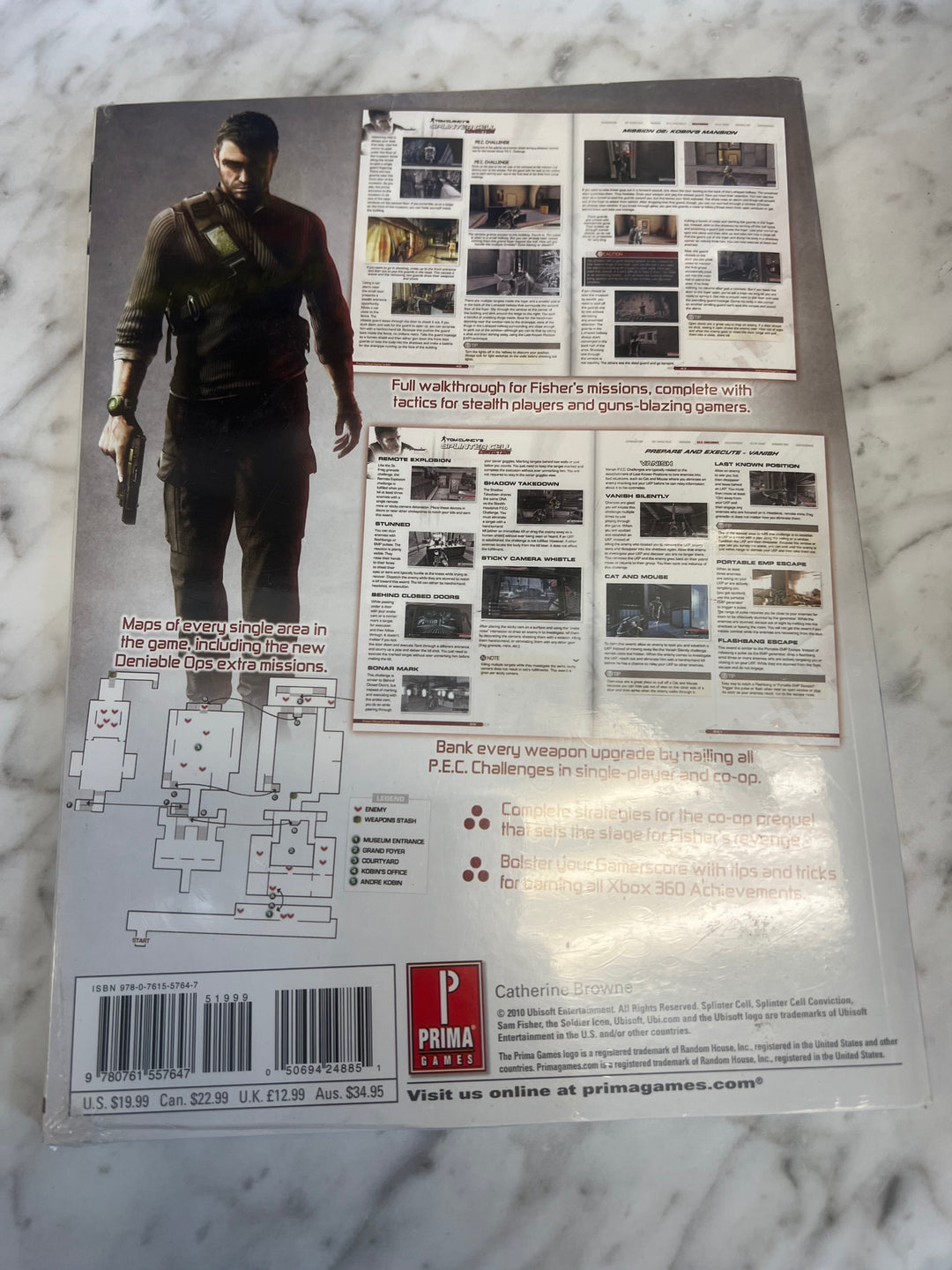 Tom Clancy's Splinter Cell Conviction Prima Strategy Guide in shrinkwrap   DG81224