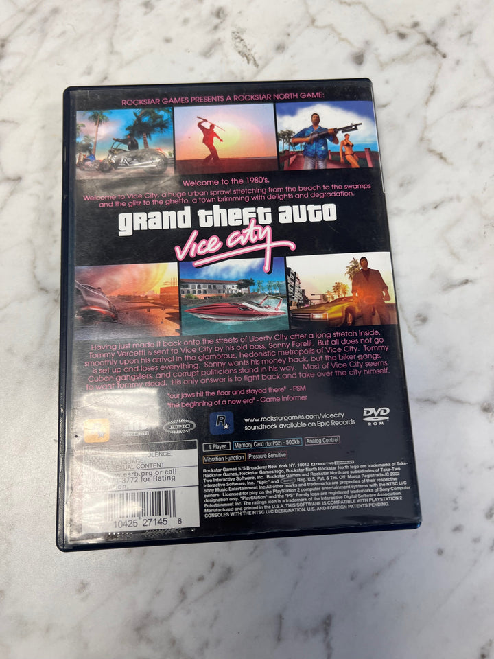 Grand Theft Auto Vice City PS2 Playstation 2 CASE ONLY  CO52625