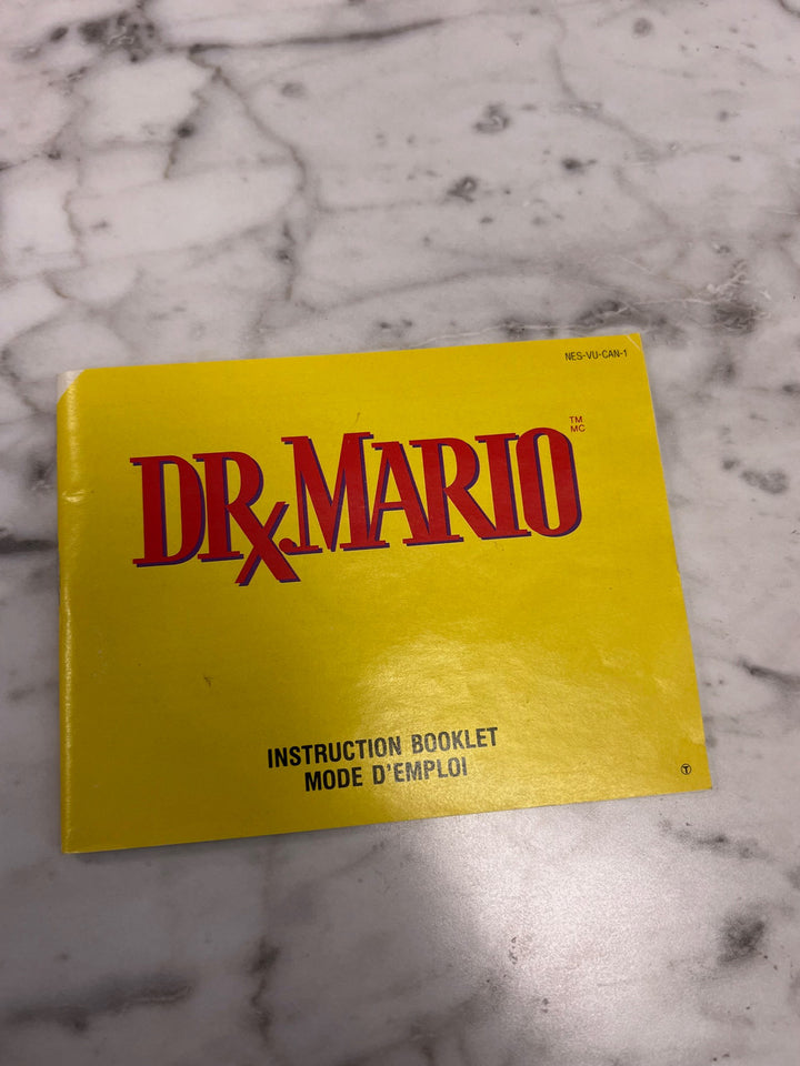 Dr Mario Nintendo Entertainment System NES Box and manual only