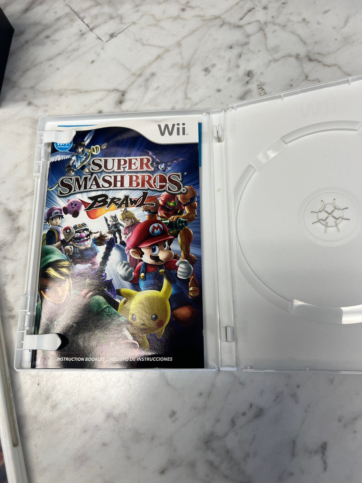 Super Smash Bros Brawl Nintendo Wii CASE & MANUAL ONLY  CO52625