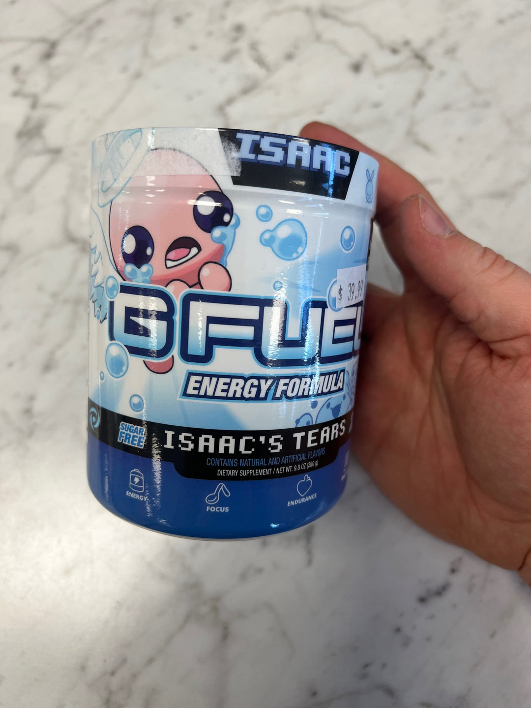 G Fuel Energy Formula Isaac's Tears Binding of New Sealed  RN52725