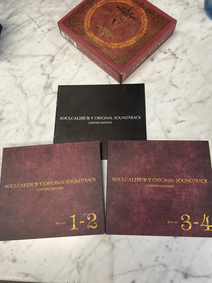 Soul Calibur V 4 Disc CD Soundtrack RU52725