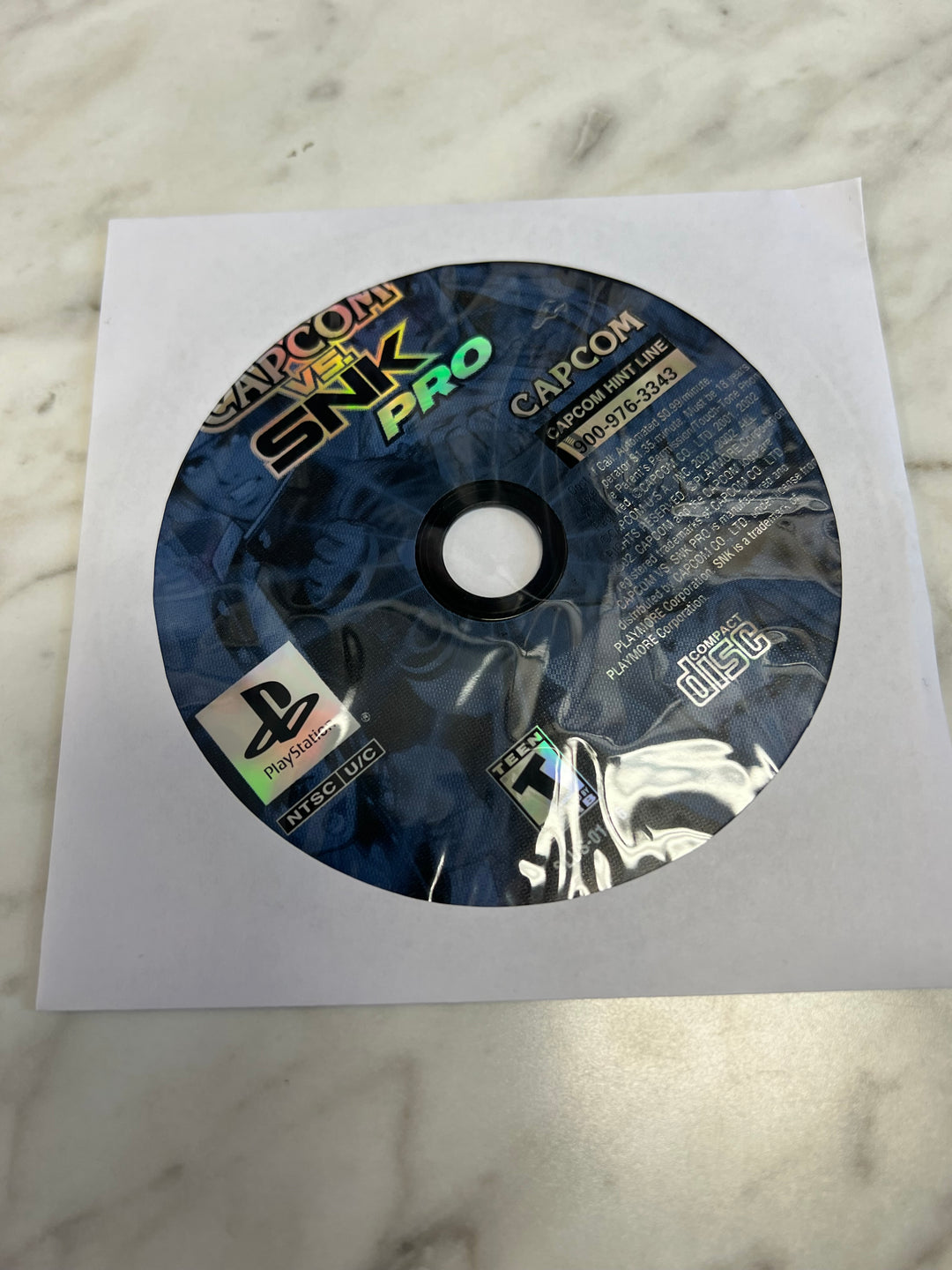 Capcom vs SNK Pro for PS1 Sony Playstation DISC ONLY Tested!              DO103024