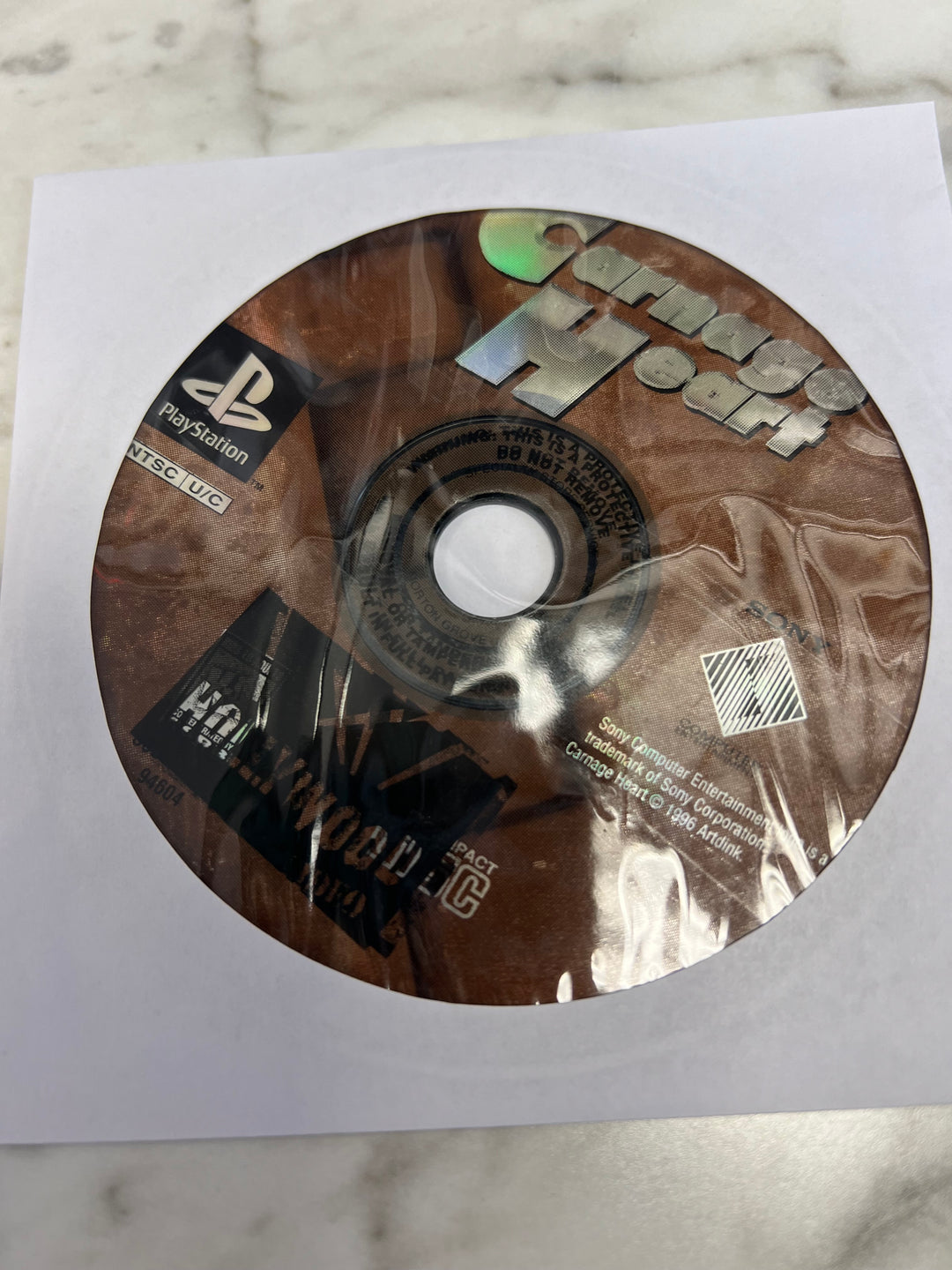 Carnage Heart for PS1 Sony Playstation DISC ONLY Tested!              DO103024