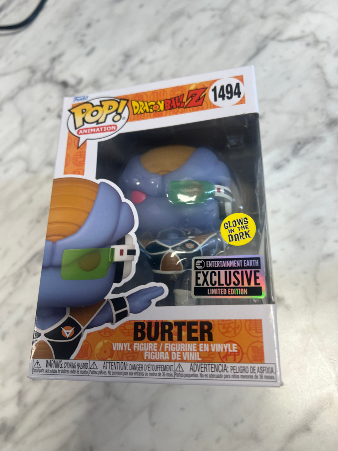 Funko Pop Dragon Ball Z Ginyu Force - Burter GITD EE Exclusive # 1494 FP81224