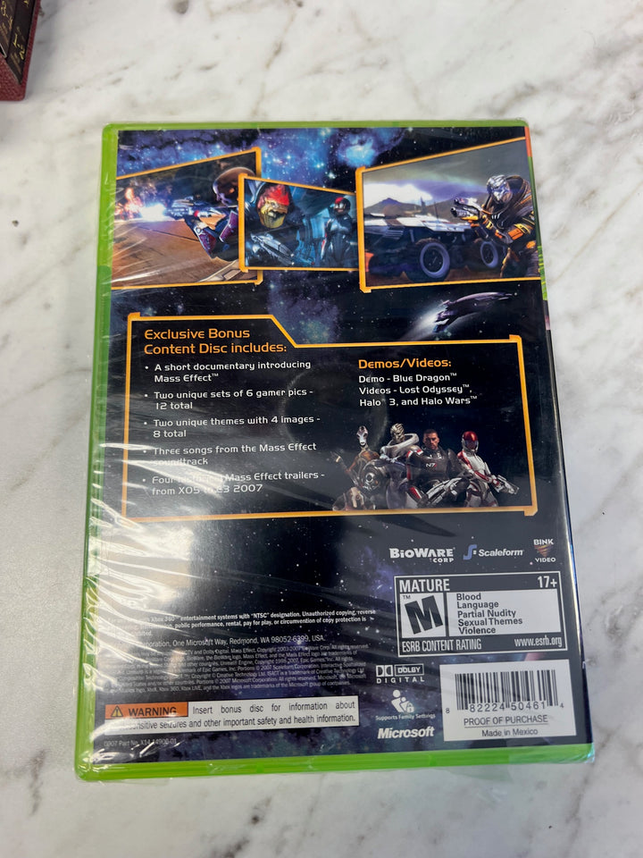 Mass Effect Preorder Bonus Disc New Sealed  RN52725