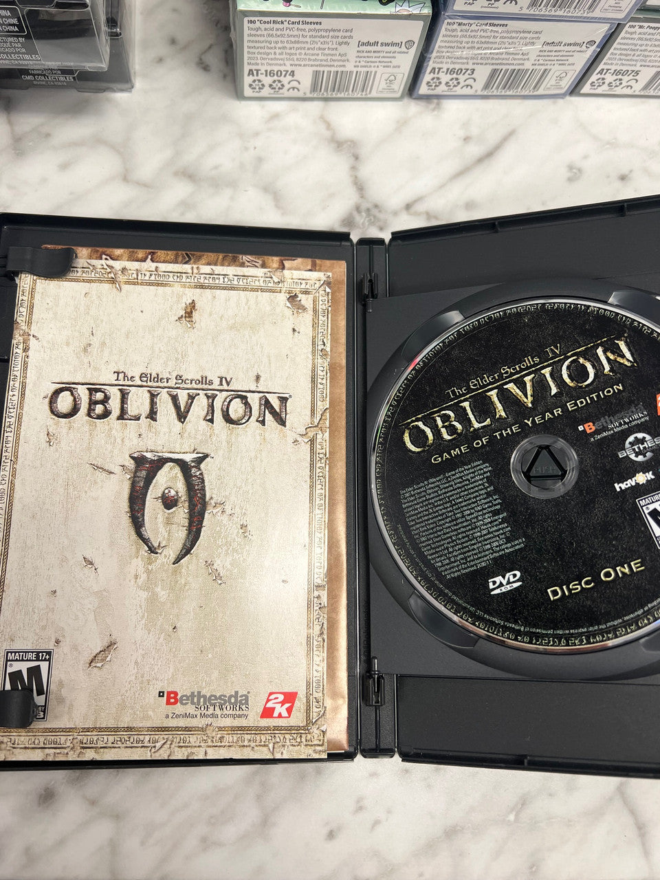 Elder Scrolls IV: Oblivion -- Game of the Year Edition (PC, 2007) CIB with Map