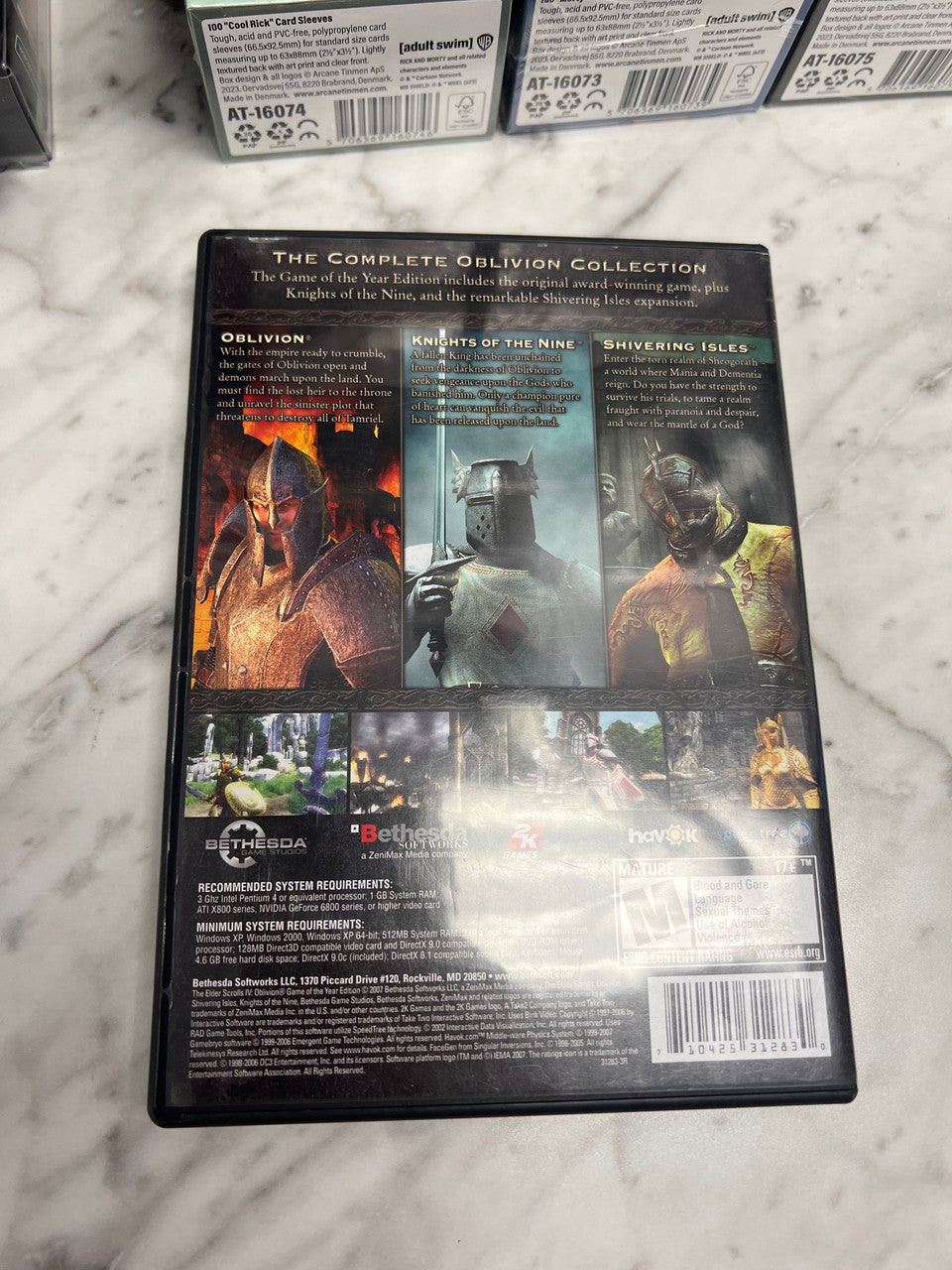 Elder Scrolls IV: Oblivion -- Game of the Year Edition (PC, 2007) CIB – Core Gaming elder-scrolls-iv-oblivion-game-of-the-year-edition-pc-2007-cib-core-gaming