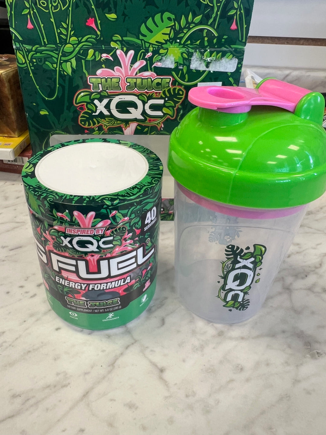 G Fuel The Juice XQC Box Bundle (Expired but sealed) RU52725