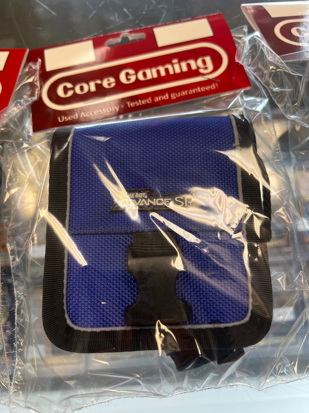 Official Nintendo Gameboy Advance SP Soft Carry Case (Blue with Buckle) UA51126