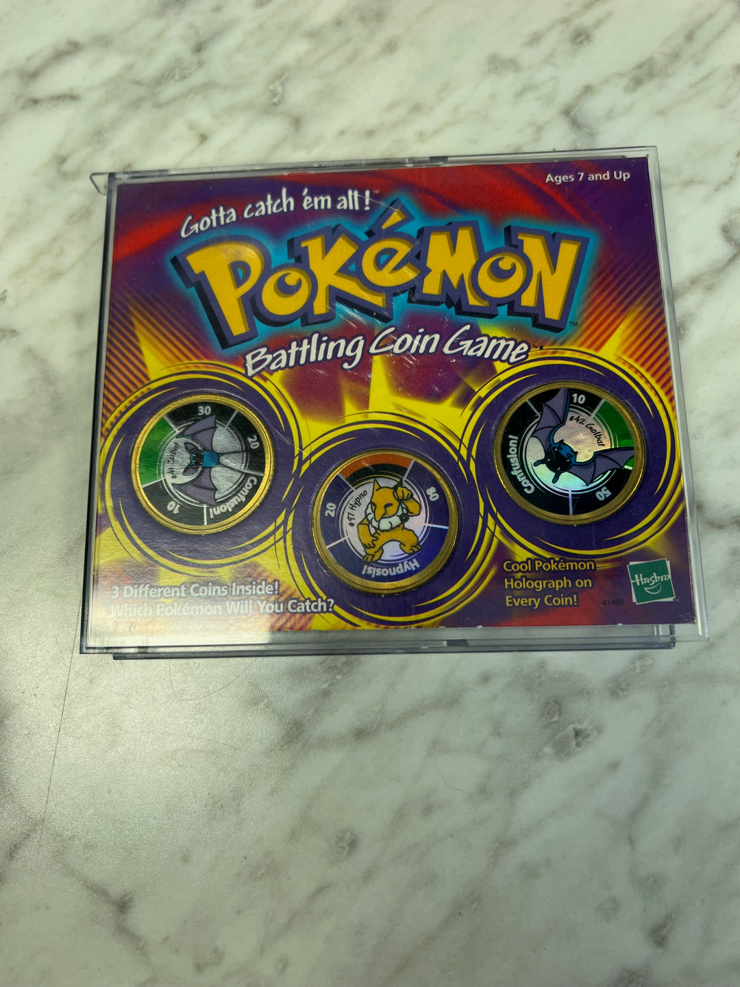 1999 Hasbro Pokemon Battling Gold Coin Game Nintendo Grimer ~ Oddish ~ Koffing RU52725