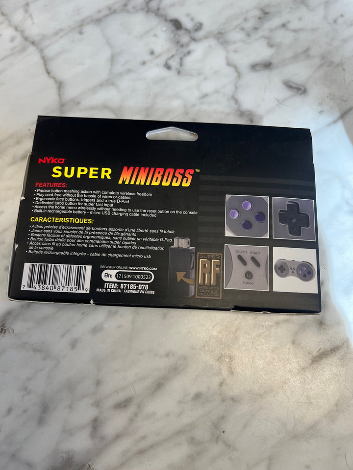 Nyko Super Miniboss Wireless Controller for SNES Classic Edition NEW N81825
