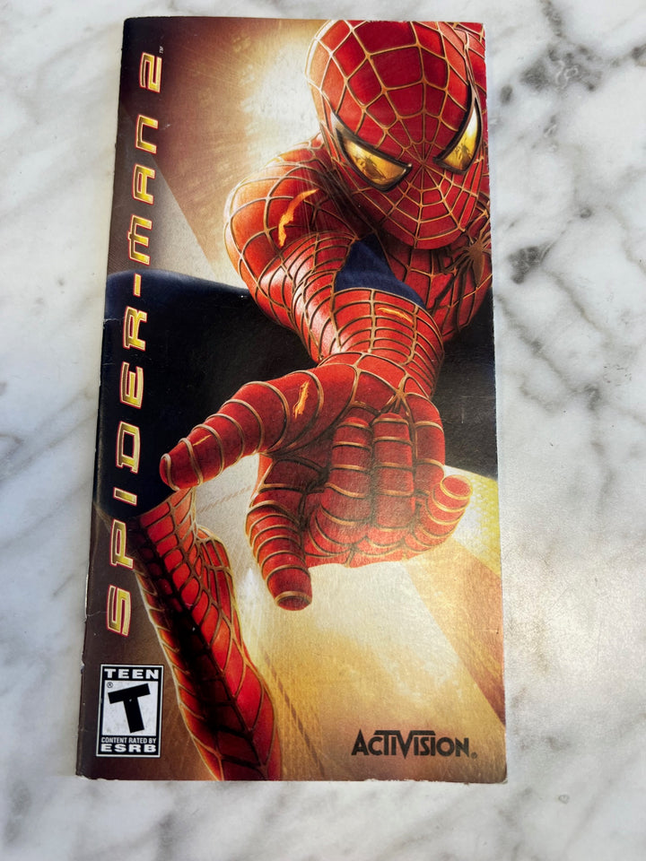 Spider-man 2 Playstation Portable PSP Manual ONLY MO52725