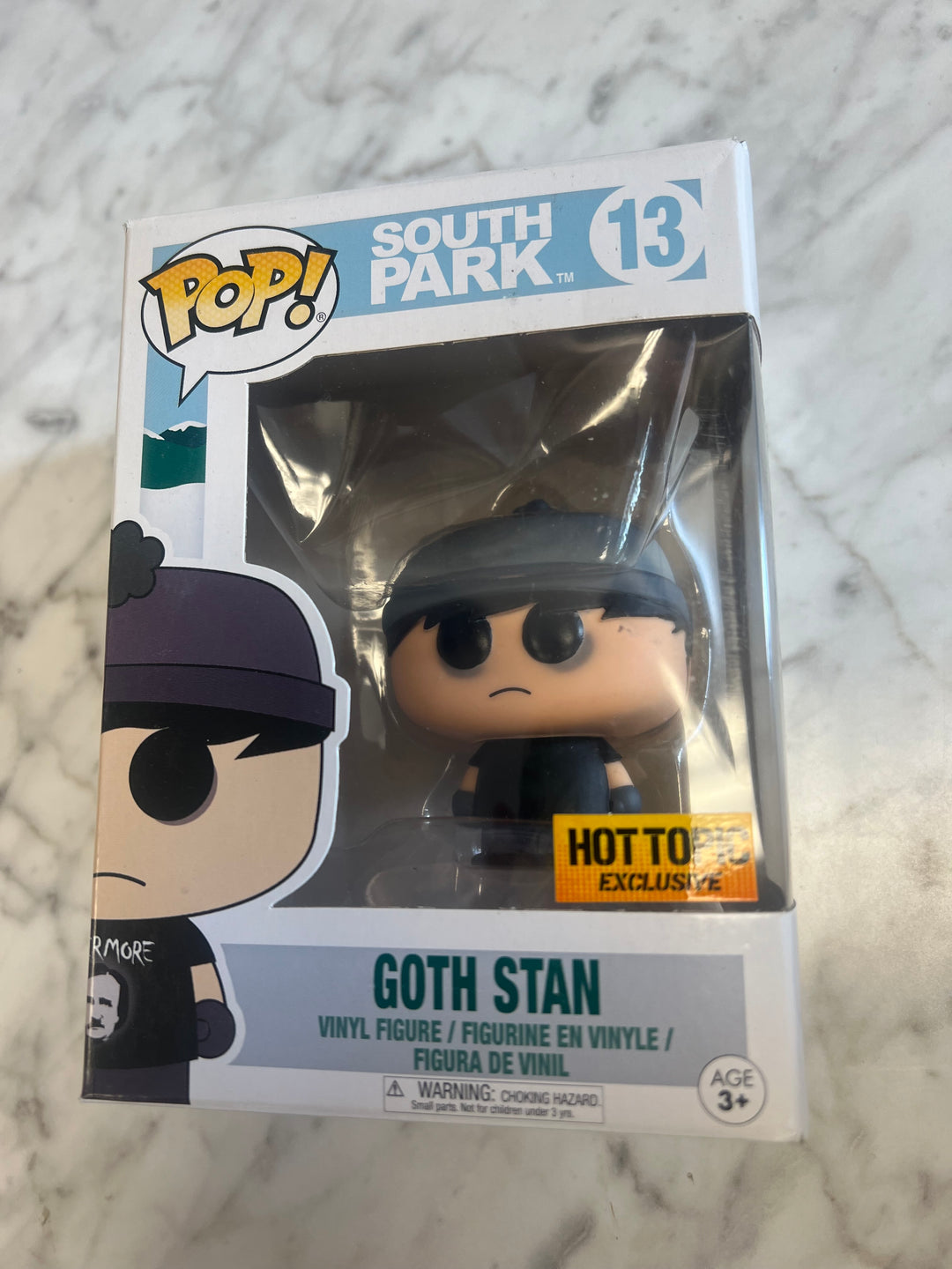 Funko Pop - Goth Stan Marsh South Park #13 Figure Vaulted Hot Topic Exclusive FP81224