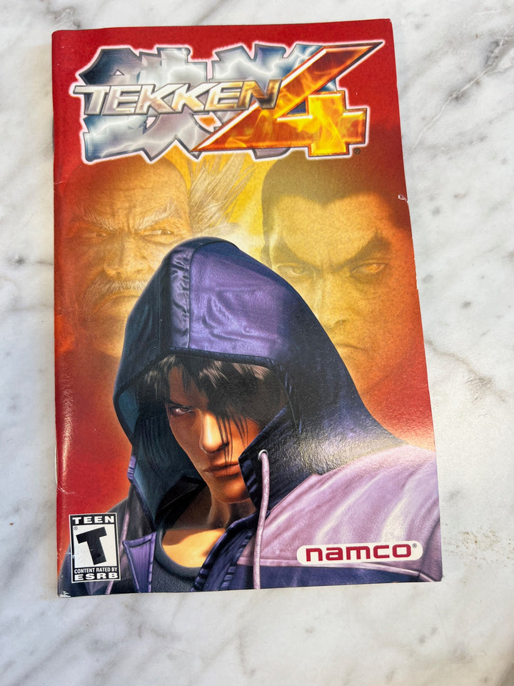 Tekken 4 Playstation 2 PS2 Manual ONLY MO52725