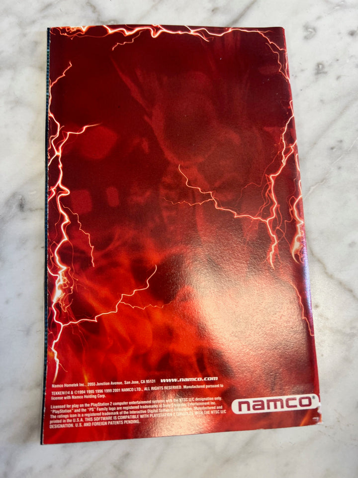 Tekken 4 Playstation 2 PS2 Manual ONLY MO52725