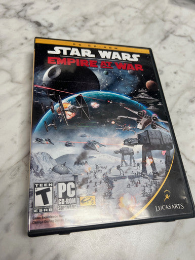 Star Wars Empire At War PC CD-ROM USA USED 2 Discs & Instructions Booklet