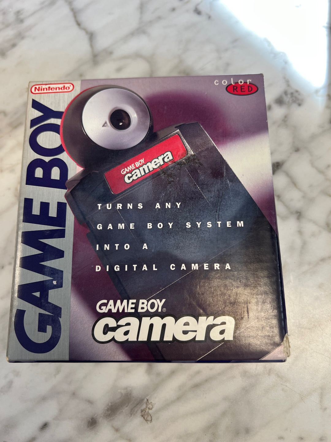 Gameboy Camera [Red] – Game Boy – Box w/ Box NO MANUAL Tested! U81825