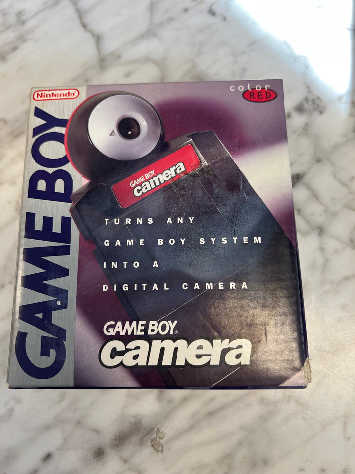 Gameboy Camera [Red] – Game Boy – Box w/ Box NO MANUAL Tested! U81825