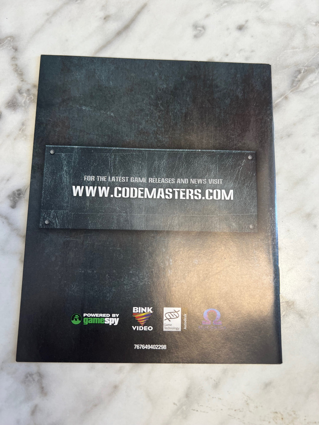 Damnation Playstation 3 PS3 Manual ONLY MO52725