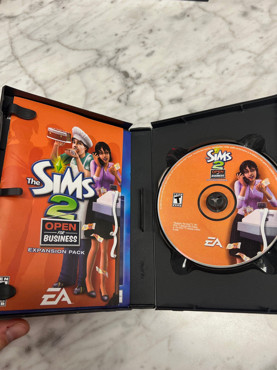 Sims 2 Open for Business Expansion Pack PC CD-ROM Video Game Complete in Case