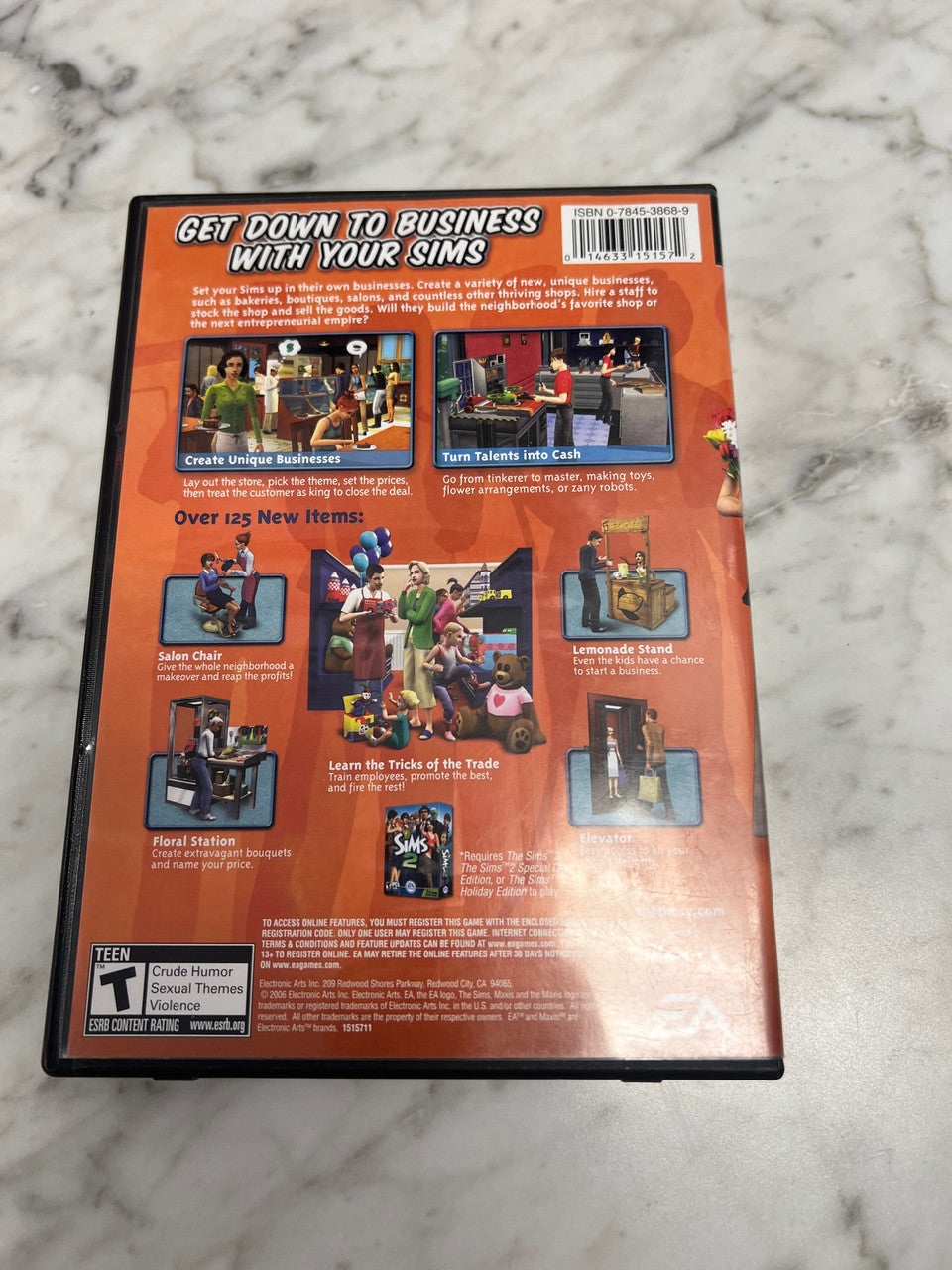 The Sims 2: Open for Business Expansion Pack - PC CD-ROM PC103025