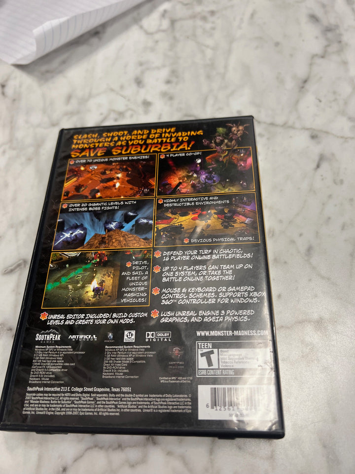Monster Madness: Battle for Suburbia Pc cd Rom game