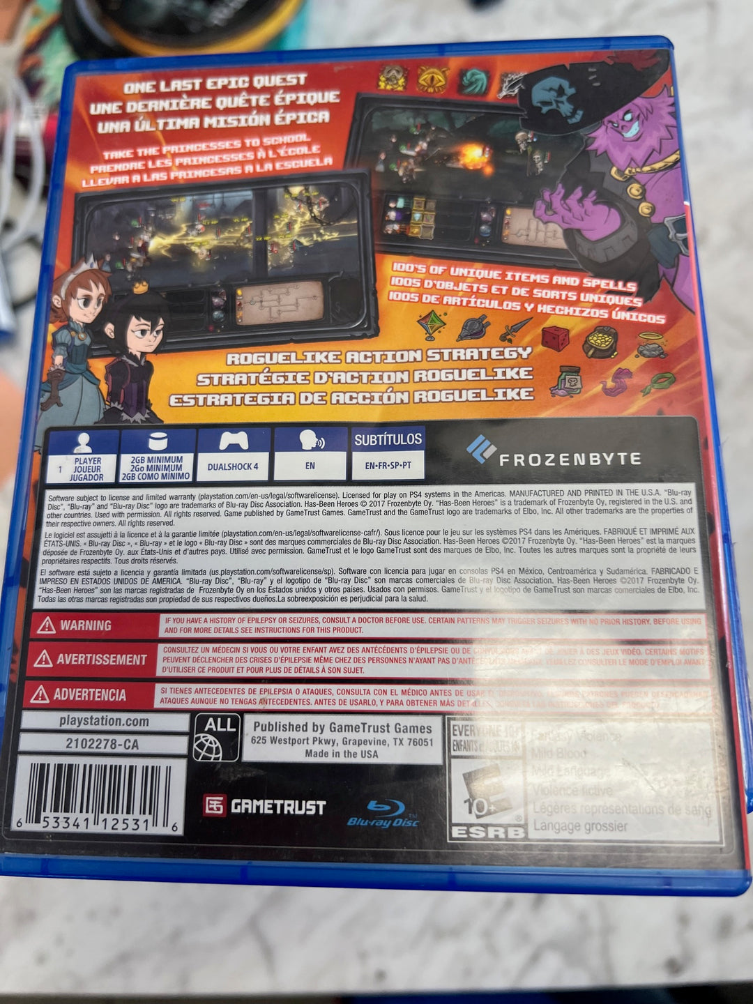 Has Been Heroes - PS4 N21125